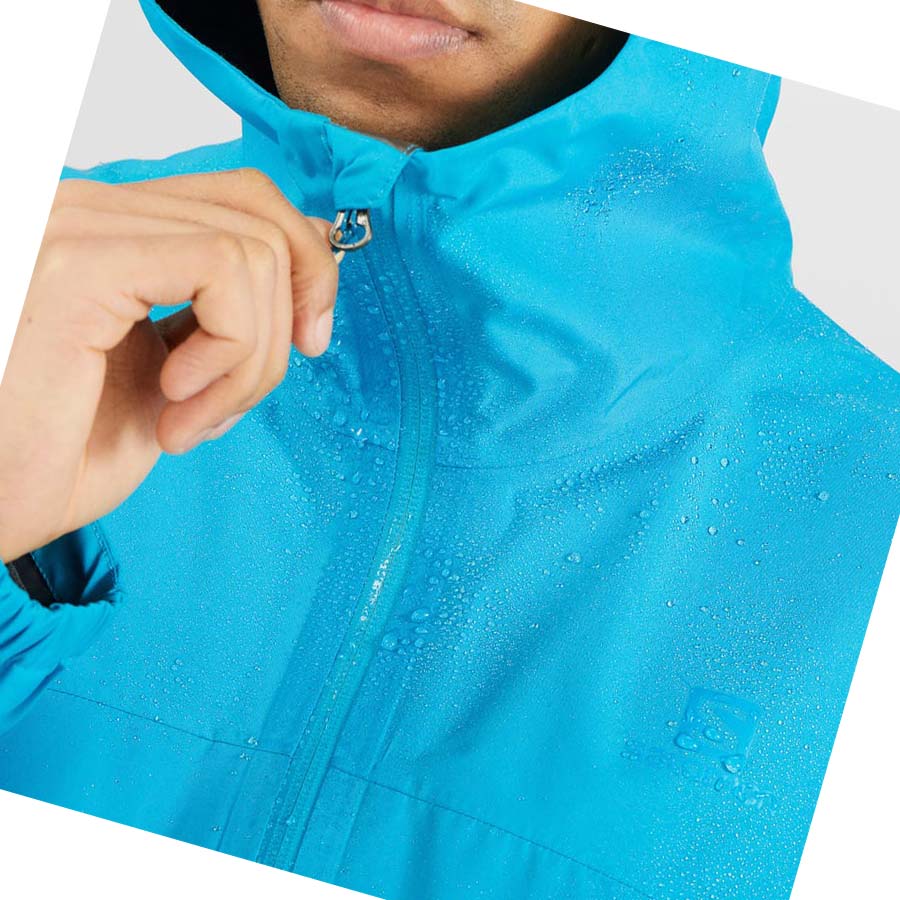 Chaquetas Salomon OUTLINE GORE-TEX WATERPROOF 2.5 LAYERS Hombre Azules | MX 3283YXF